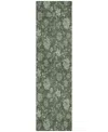 Addison Chantille Acn680 2'3"x7'6" Runner Area Rug In Olive
