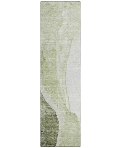 Addison Chantille Acn667 2'3"x7'6" Runner Area Rug In Olive
