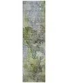 Addison Chantille Acn689 2'3"x7'6" Runner Area Rug In Olive