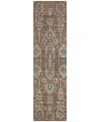 Addison Chantille Acn697 2'3"x7'6" Runner Area Rug In Paprika