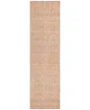 Addison Chantille Acn703 2'3"x7'6" Runner Area Rug In Peach