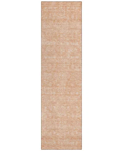 Addison Chantille Acn703 2'3"x7'6" Runner Area Rug In Peach