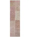 Addison Chantille Acn664 2'3"x7'6" Runner Area Rug In Rose