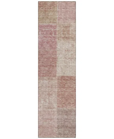 Addison Chantille Acn664 2'3"x7'6" Runner Area Rug In Rose