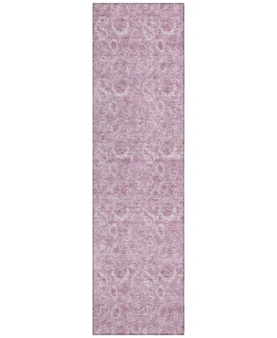 Addison Chantille Acn662 2'3"x7'6" Runner Area Rug In Rose