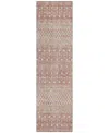 Addison Chantille Acn709 2'3"x7'6" Runner Area Rug In Rose