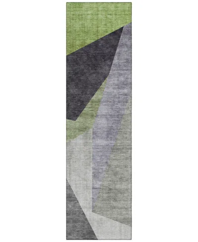 Addison Chantille Acn716 2'3"x7'6" Runner Area Rug In Sage