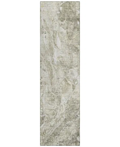 Addison Chantille Acn670 2'3"x7'6" Runner Area Rug In Tan