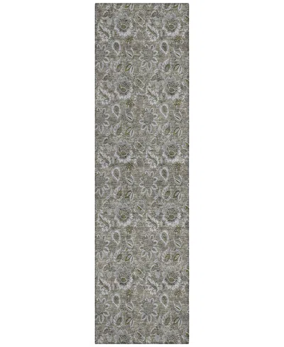 Addison Chantille Acn661 2'3"x7'6" Runner Area Rug In Salmon