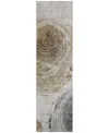 Addison Chantille Acn713 2'3"x7'6" Runner Area Rug In Taupe