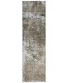 Addison Chantille Acn719 2'3"x7'6" Runner Area Rug In Taupe