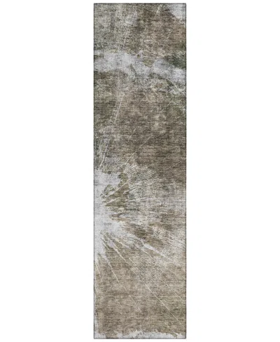 Addison Chantille Acn719 2'3"x7'6" Runner Area Rug In Taupe