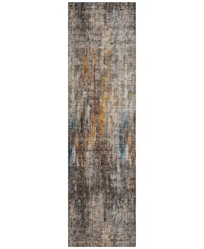 Addison Chantille Acn655 2'3"x7'6" Runner Area Rug In Taupe