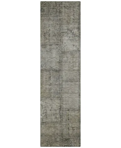 Addison Chantille Acn685 2'3"x7'6" Runner Area Rug In Taupe