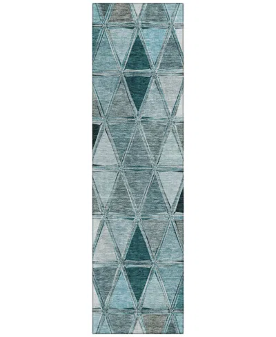 Addison Chantille Acn722 2'3"x7'6" Runner Area Rug In Teal