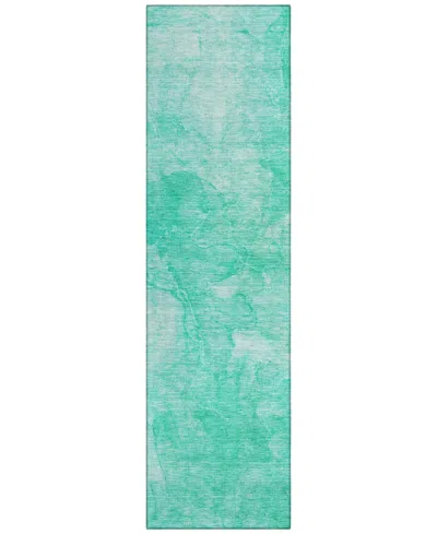 Addison Chantille Acn688 2'3"x7'6" Runner Area Rug In Teal