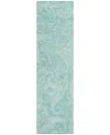 Addison Chantille Acn654 2'3"x7'6" Runner Area Rug In Teal