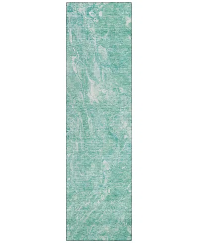 Addison Chantille Acn670 2'3"x7'6" Runner Area Rug In Teal