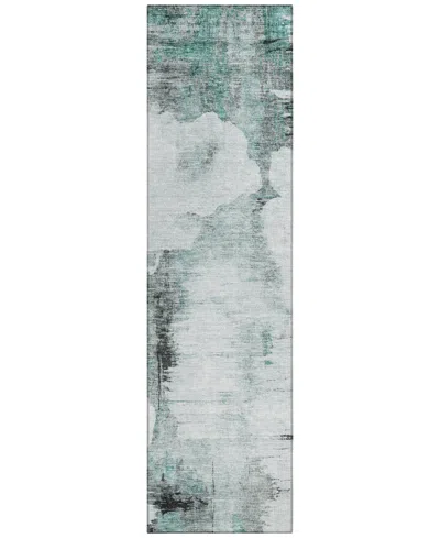 Addison Chantille Acn710 2'3"x7'6" Runner Area Rug In Teal