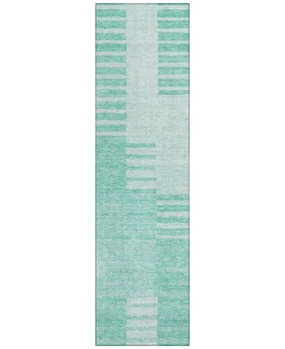 Addison Chantille Acn686 2'3"x7'6" Runner Area Rug In Teal