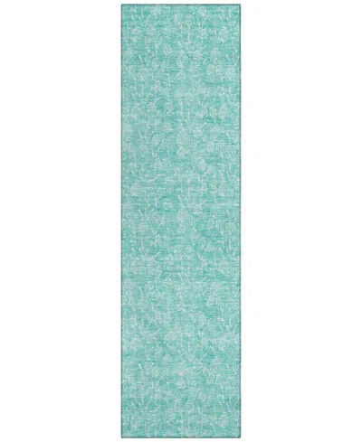 Addison Chantille Acn691 2'3"x7'6" Runner Area Rug In Teal