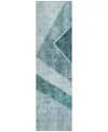 Addison Chantille Acn671 2'3"x7'6" Runner Area Rug In Teal