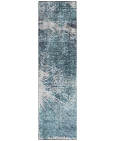 Addison Chantille Acn719 2'3"x7'6" Runner Area Rug In Teal