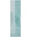 Addison Chantille Acn676 2'3"x7'6" Runner Area Rug In Teal