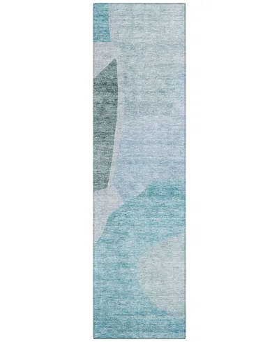 Addison Chantille Acn665 2'3"x7'6" Runner Area Rug In Teal