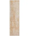 Addison Chantille Acn656 2'3"x7'6" Runner Area Rug In Terracotta