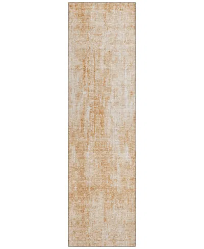 Addison Chantille Acn656 2'3"x7'6" Runner Area Rug In Terracotta