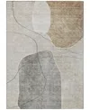 Addison Chantille Acn672 2'6"x3'10" Area Rug In Beige
