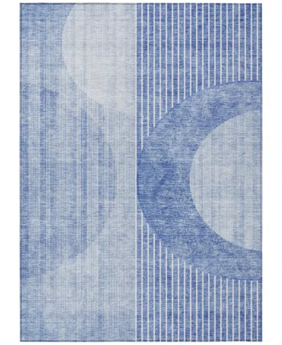 Addison Chantille Machine Washable Acn676 2'6"x3'10" Area Rug In Blue