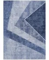 Addison Chantille Machine Washable Acn671 2'6"x3'10" Area Rug In Blue