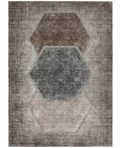 Addison Chantille Acn679 2'6"x3'10" Area Rug In Brown