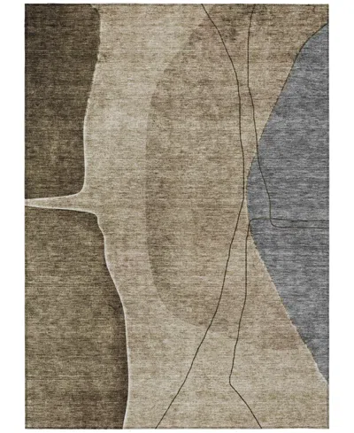 Addison Chantille Acn696 2'6"x3'10" Area Rug In Brown