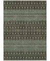 Addison Chantille Machine Washable Acn708 2'6"x3'10" Area Rug In Brown