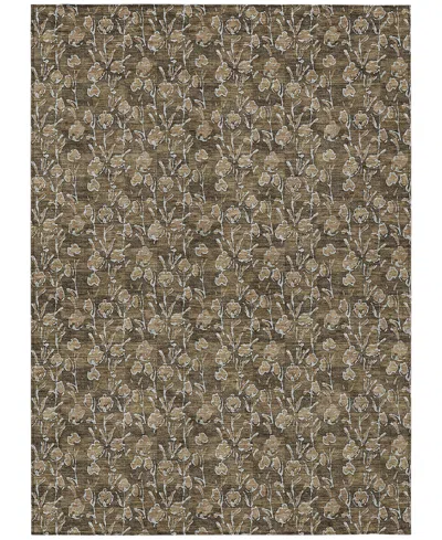 Addison Chantille Machine Washable Acn692 2'6"x3'10" Area Rug In Brown