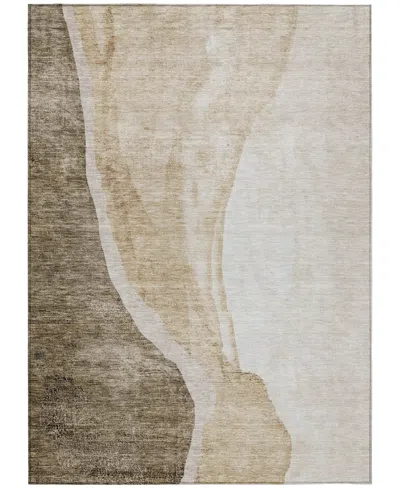 Addison Chantille Machine Washable Acn667 2'6"x3'10" Area Rug In Brown