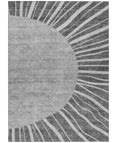 Addison Chantille Acn668 2'6"x3'10" Area Rug In Charcoal