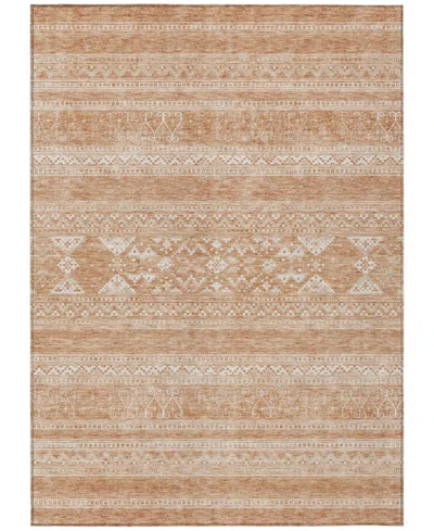 Addison Chantille Machine Washable Acn714 2'6"x3'10" Area Rug In Copper