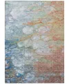 Addison Chantille Acn686 2'6"x3'10" Area Rug In Coral