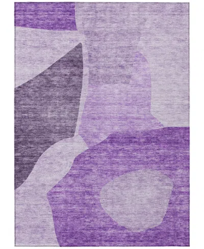 Addison Chantille Acn665 2'6"x3'10" Area Rug In Eggplant