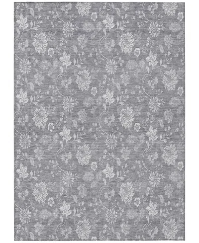 Addison Chantille Machine Washable Acn675 2'6"x3'10" Area Rug In Gray