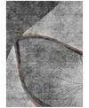 Addison Chantille Acn701 2'6"x3'10" Area Rug In Gray