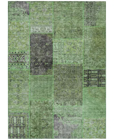 Addison Chantille Machine Washable Acn669 2'6"x3'10" Area Rug In Green