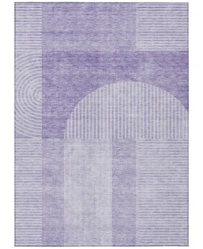Addison Chantille Acn711 2'6"x3'10" Area Rug In Lavender