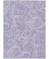 Addison Chantille Machine Washable Acn711 3'x5' Area Rug In Lavender