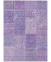 Addison Chantille Machine Washable Acn711 3'x5' Area Rug In Lavender