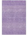 Addison Chantille Machine Washable Acn711 3'x5' Area Rug In Lavender